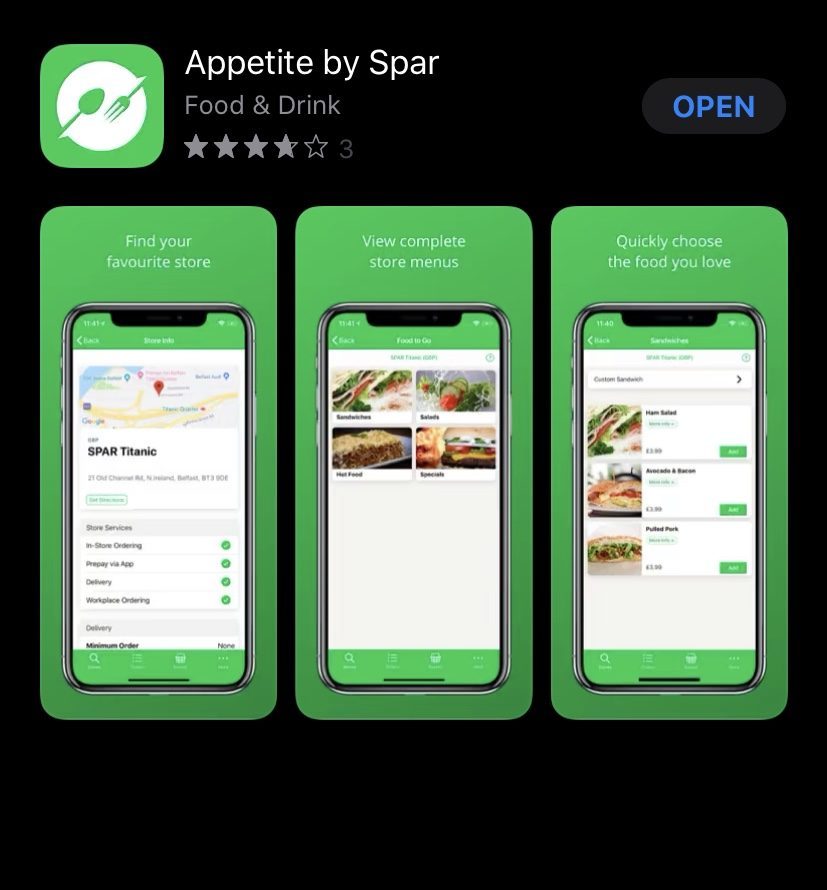 Appetite by Spar App