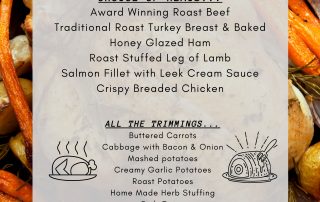 Sunday Carvery Menu
