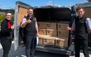 Delivering Food Parcels to the Vulnerable