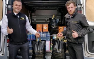 Delivering Refreshments to NHS staff
