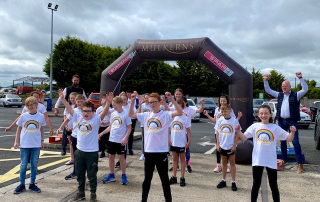 Killeen P7 in their Lockdown Leavers T Shirts